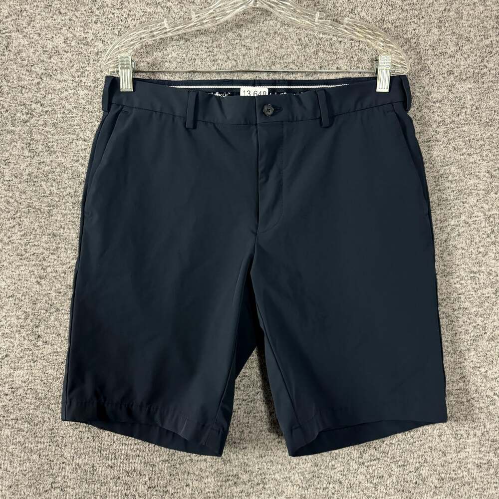 Ibkul Men's Size 32 Blue Nylon UPF 50+ Golf Shorts